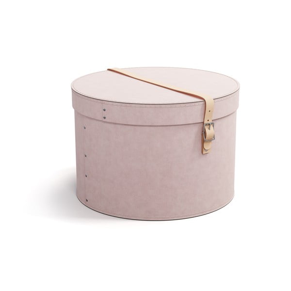 Svetloružové kartónové úložné boxy v súprave 2 ks s vekom ø 37,5x25 cm Rut Restore Paper Laminate – Bigso-image-3