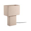 Béžová kovová stolová lampa (výška  33 cm) Boaz Recto – Leitmotiv