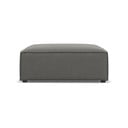 Sivá zamatová podnožka Jodie – Micadoni Home