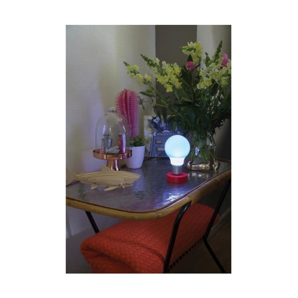 Červená stolová lampa XD Collection Push Up-image-2