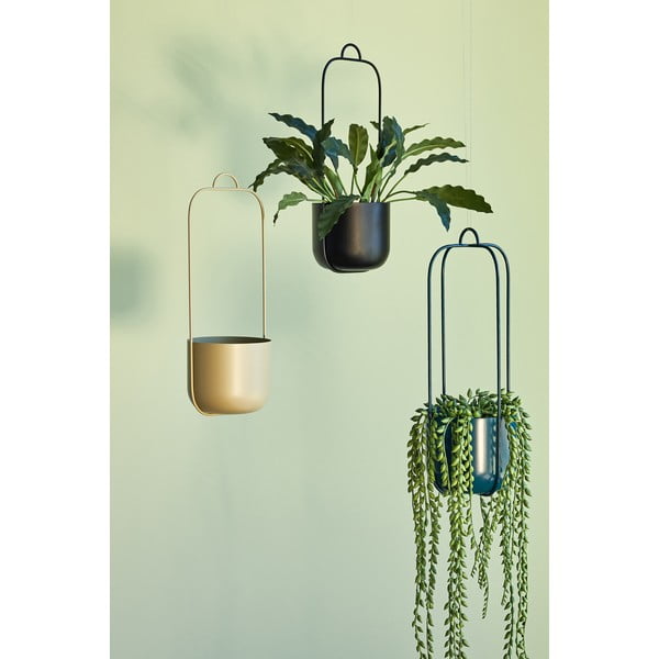 Kovové závesné obaly na kvetináče v súprave 2 ks ø 16 cm Lotus – Hübsch-image-3