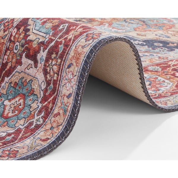 Tmavomodro-červený behúň Nouristan Sylla, 80 x 200 cm-image-4