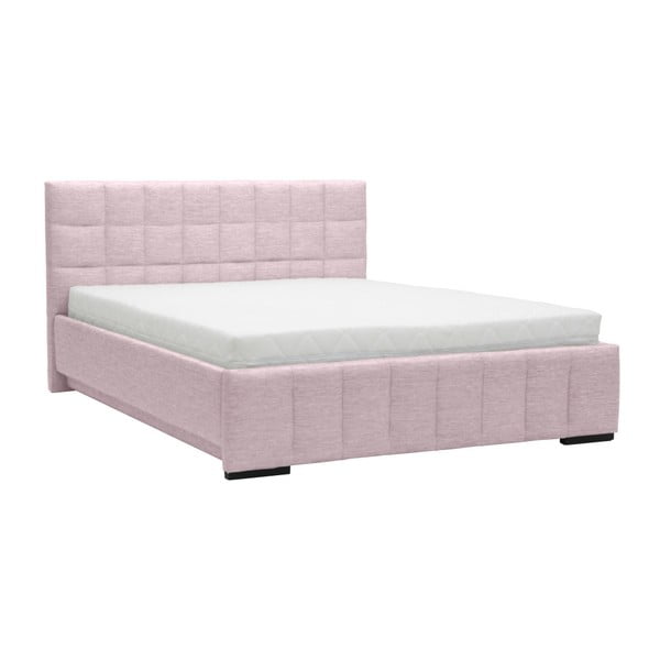 Svetloružová dvojlôžková posteľ Mazzini Beds Dream, 140 × 200 cm