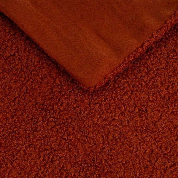 Deka s baránkom v tehlovej farbe 130x160 cm Sherpa Bouclé – Casa Selección-image-1