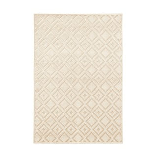 Krémovobiely koberec z viskózy Mint Rugs Iris, 160 × 230 cm