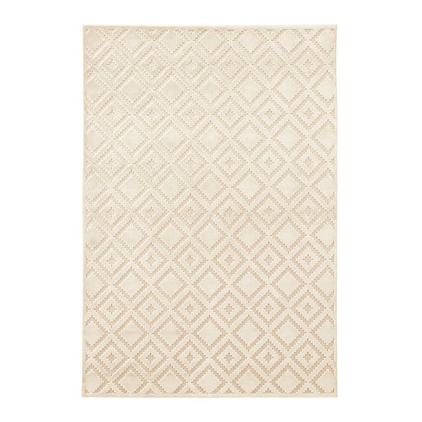 Krémovobiely koberec z viskózy Mint Rugs Iris 120 × 170 cm