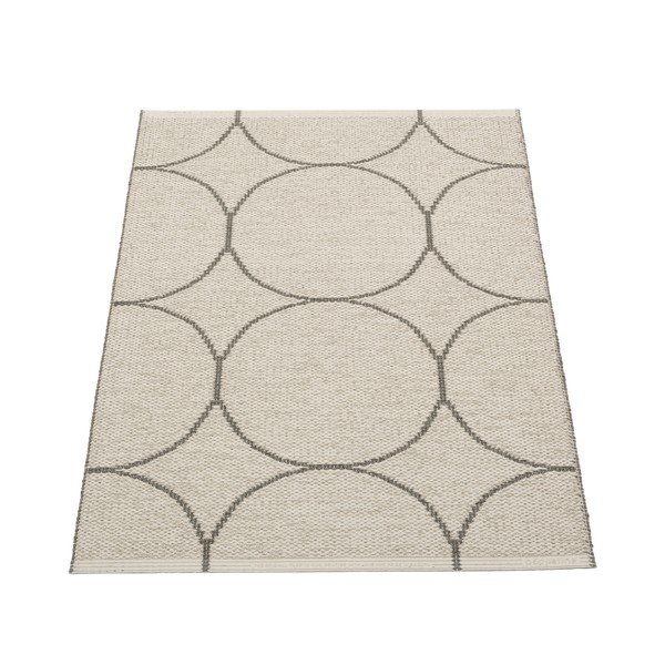 Tmavosivý vnútorný a vonkajší koberec 70x100 cm Boo Charcoal Linen – Pappelina-image-1