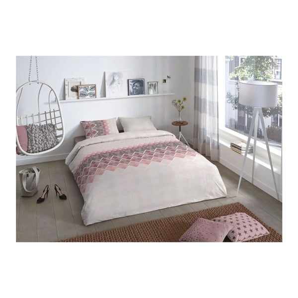 Obliečky na dvojlôžko z bavlny Good Morning Abigale Bordeaux, 200 × 200 cm-image-1