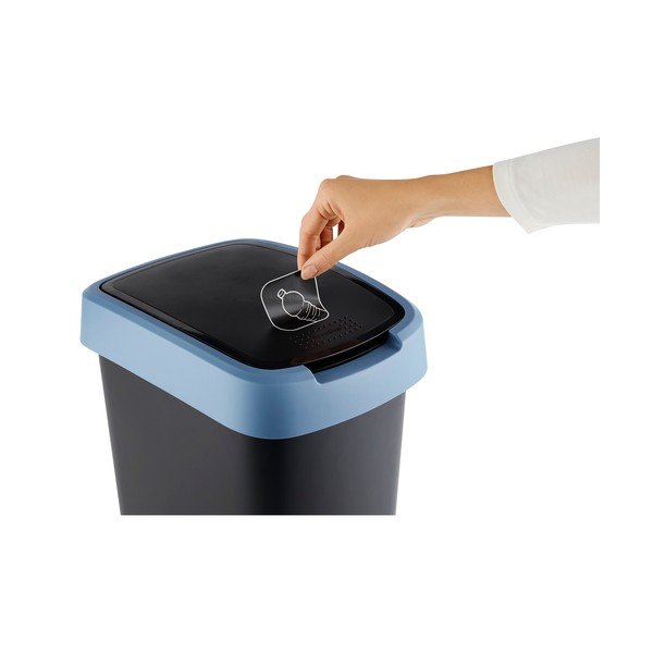 Odpadkový kôš z recyklovaného plastu 10 l Twist - Rotho-image-4