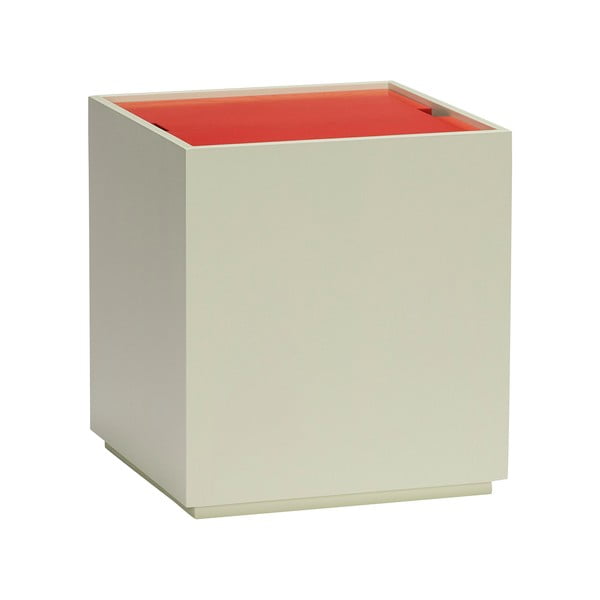 Truhlica z jaseňového dreva v červenej a svetlozelenej farbe 40x45 cm Vault – Hübsch-image-2