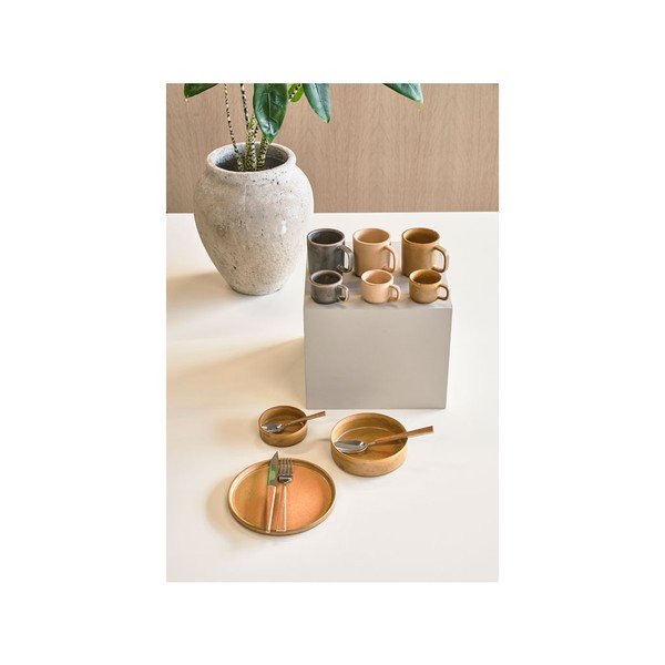 Súprava 2 oranžových porcelánových misiek Villa Collection Fjord, ø 15,5 cm-image-2
