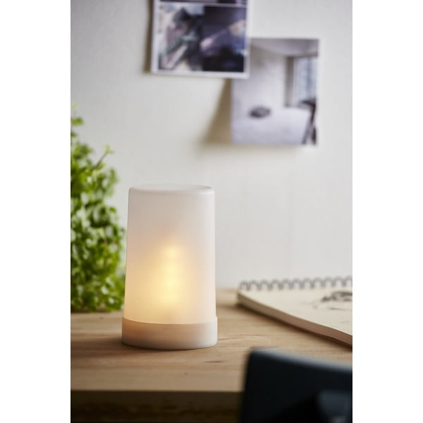 Biela LED vonkajšia svetelná dekorácia Star Trading Candle Flame, výška 14,5 cm-image-2