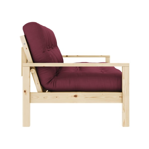 Vínová rozkladacia pohovka 205 cm Knob – Karup Design-image-4