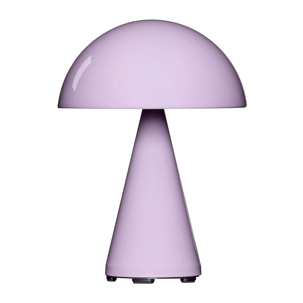 Svetloružová LED stolová lampa so stmievačom (výška 20 cm) Mush – Hübsch