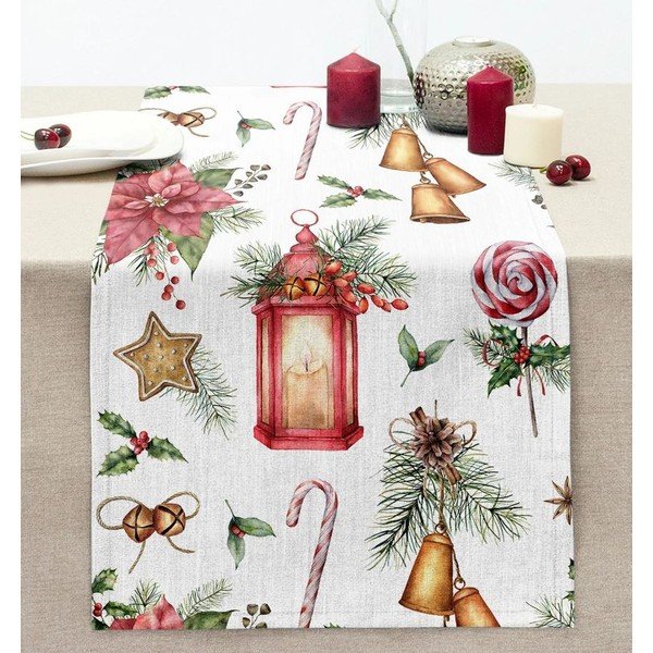 Behúň na stôl s vianočným motívom 45x140 cm Merry Christmas – Mila Home-image-1