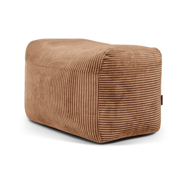 Hnedý menčestrový sedací vak Plus 70 Lounge – SLOWDOWN