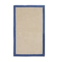 Modro-béžový bavlnený koberec 90x150 cm Nalim – Kave Home