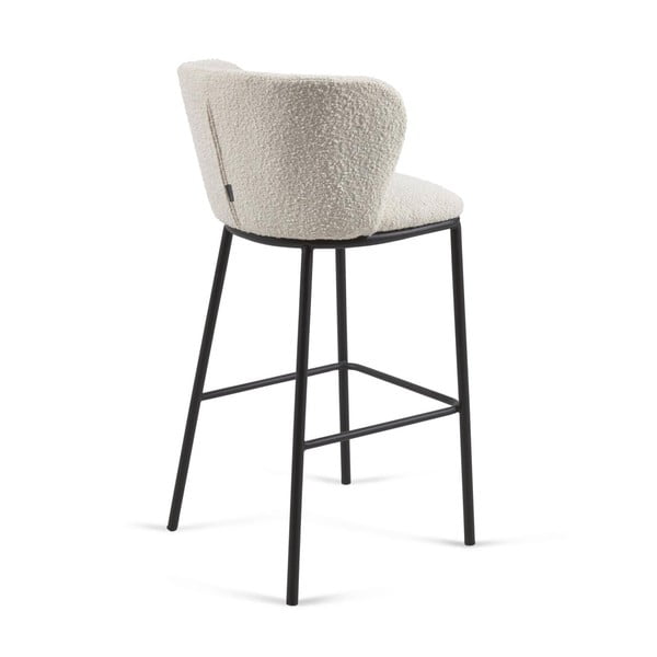 Biele barové stoličky v súprave 2 ks (výška sedadla 75 cm) Ciselia – Kave Home-image-4