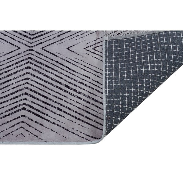 Sivý umývateľný koberec behúň 300x100 cm - Vitaus-image-2