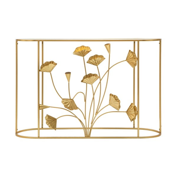 Konzolový stolík v zlatej farbe 40x120 cm Flow – Mauro Ferretti-image-4