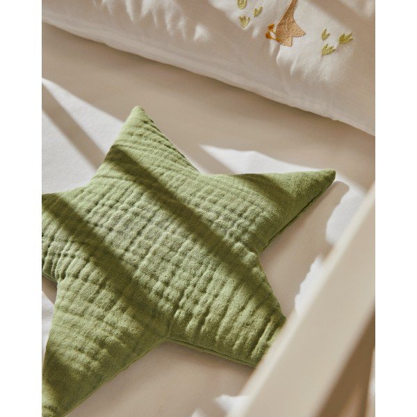 Mušelínový detský vankúšik 30x30 cm Laily – Kave Home-image-2