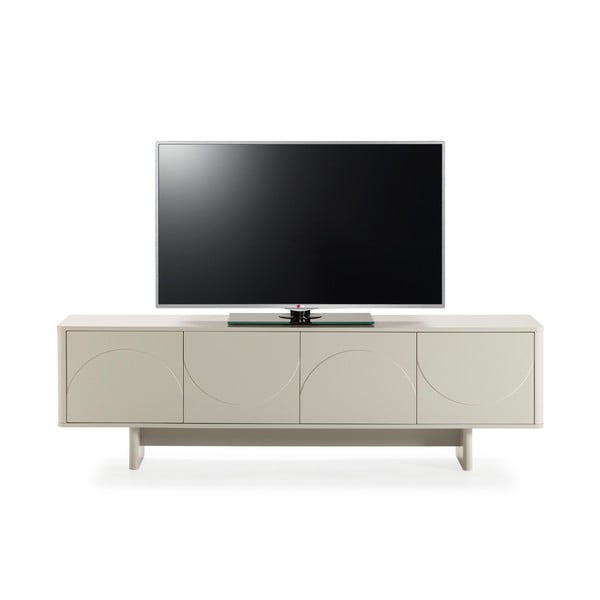 Krémovobiely TV stolík 180x55x40 cm Solei – MOME-image-4