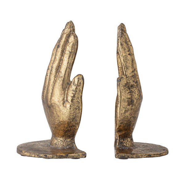 Súprava 2 kovových zarážok na knihy Bloomingville Anders, výška 18 cm-image-3