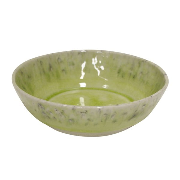 Zelený polievkový tanier z kameniny Costa Nova, ⌀ 19 cm