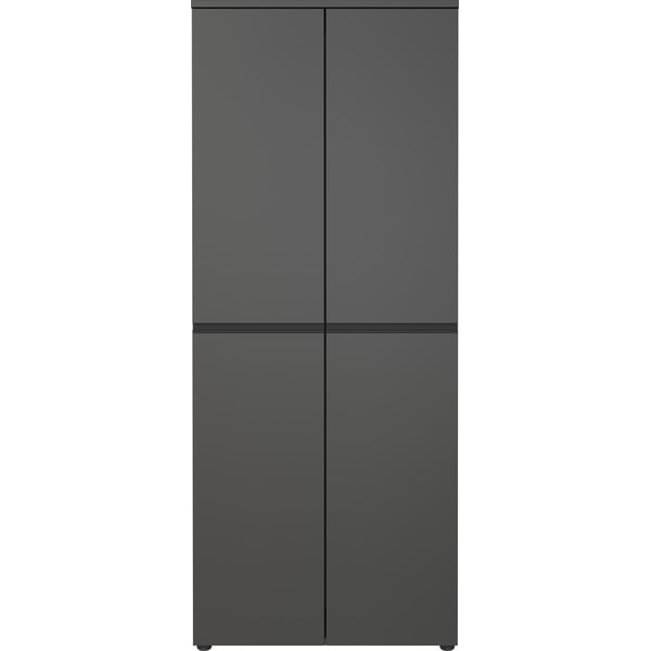 Antracitová šatníková skriňa 81x197 cm Bedano – Germania