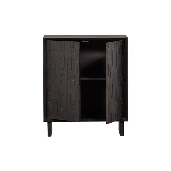 Tmavohnedá skrinka z mangového dreva 80x95 cm Til – Basiclabel-image-3