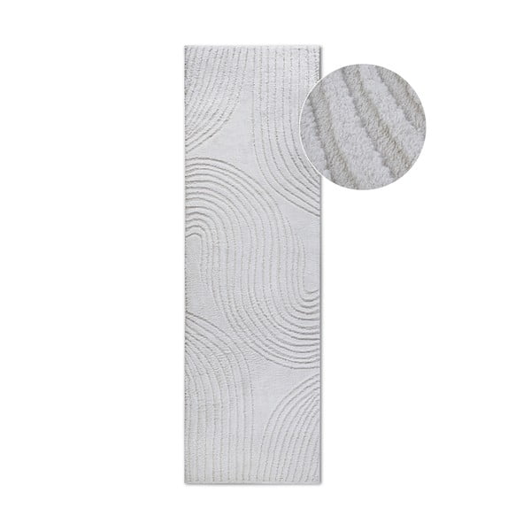 Krémovobiely behúň 80x240 cm Pigment Cream White – Elle Decoration