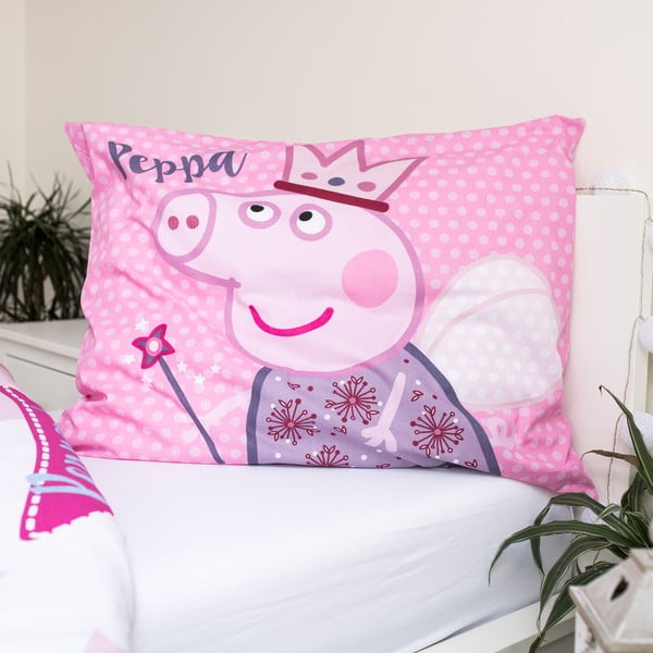 Ružové detské bavlnené obliečky Jerry Fabrics Peppa Pig, 140 x 200 cm-image-3