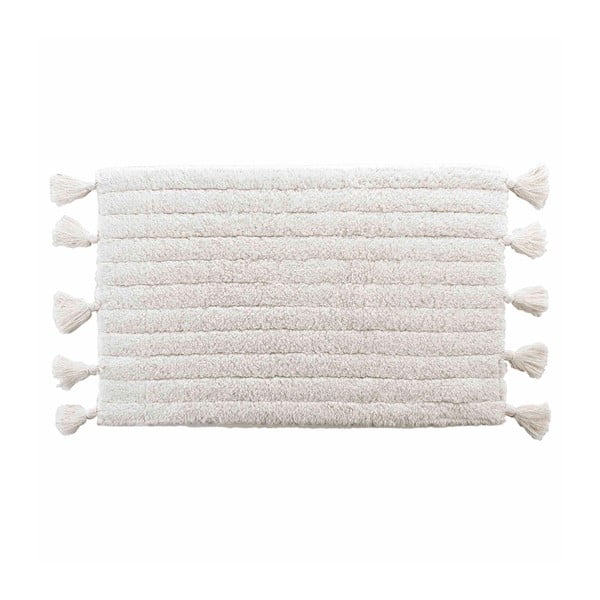 Biela kúpeľňová predložka 50x80 cm Minatis – douceur d'intérieur