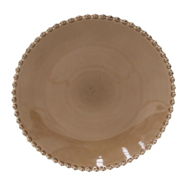 Kakaovohnedý kameninový tanier Costa Nova Pearl, ⌀ 28 cm