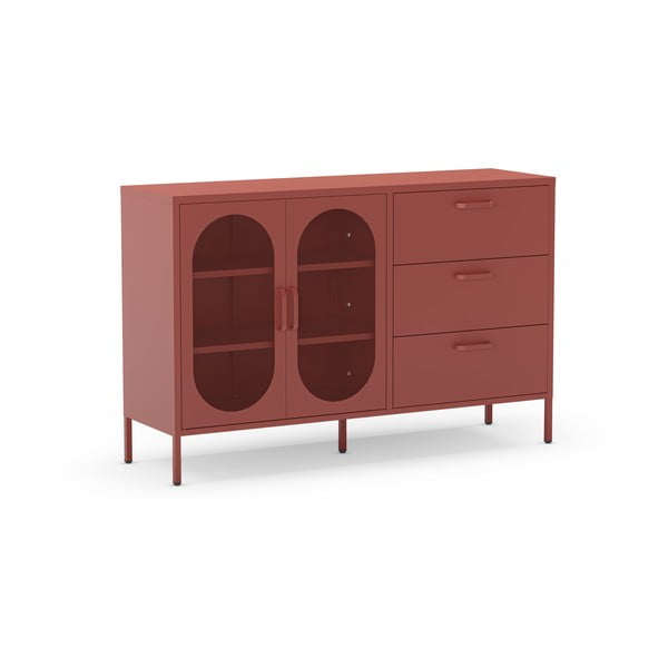 Komoda v tehlovej farbe 140x90 cm Diora – Marckeric-image-2