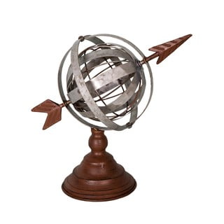 Dekoratívny glóbus Antic Line Globe, ø 12,5 cm