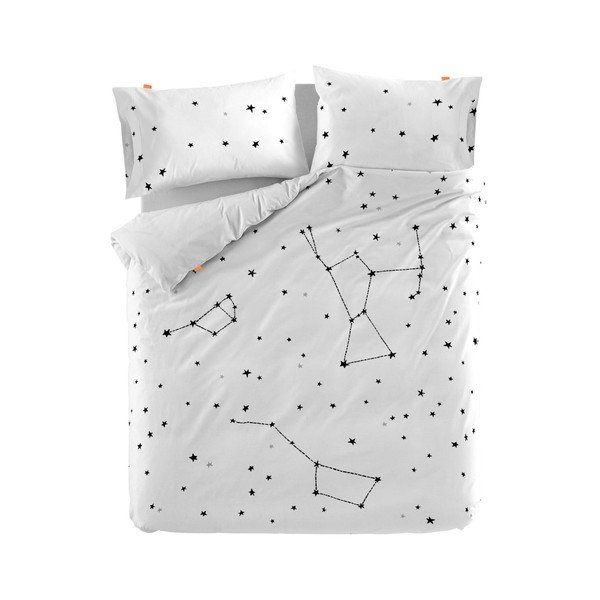 Bavlnená obliečka na paplón Blanc Constellation, 240 x 260 cm