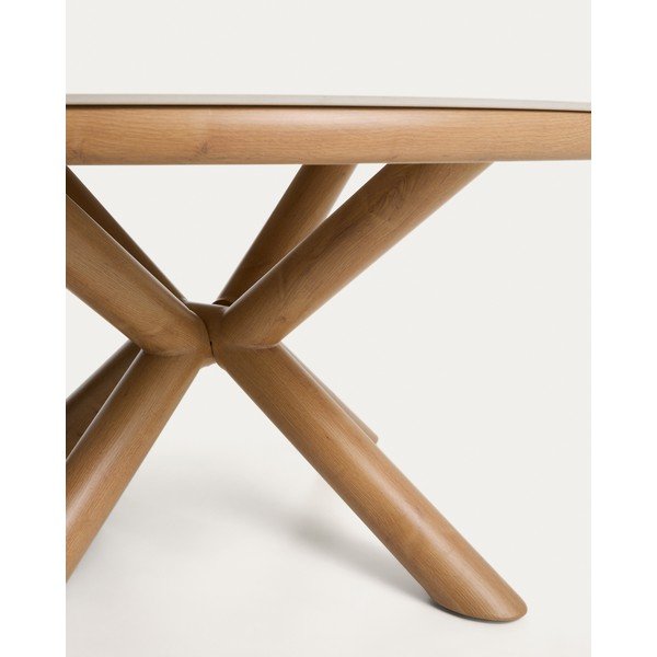 Okrúhly záhradný jedálenský stôl s keramickou doskou ø 148 cm Mirtia – Kave Home-image-4
