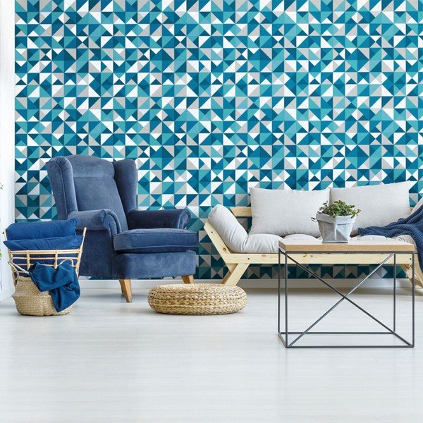Nástenná samolepka Ambiance Wall Decal Scandinavian Bergen, 40 × 40 cm-image-1