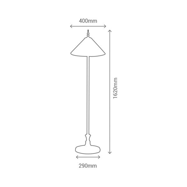 Stojacia lampa SULION Tiffany Ambar-image-1