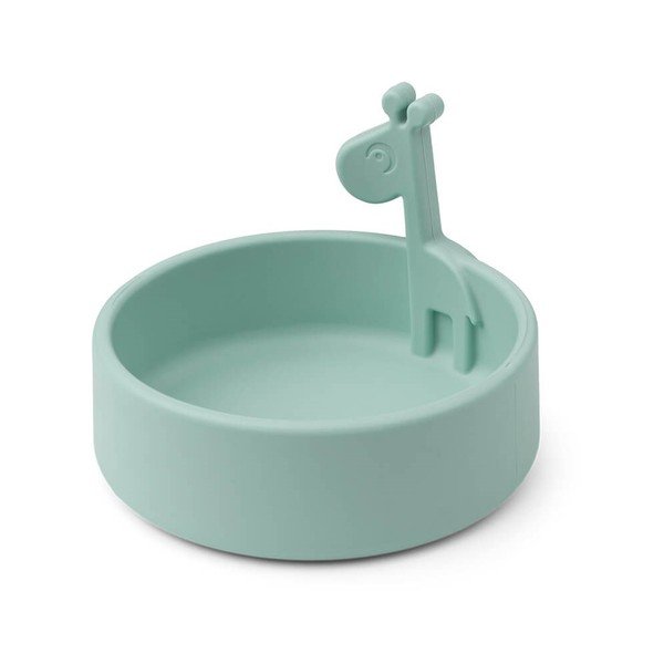 Modrá detská silikónová miska Done by Deer Peekaboo Raffii-image-2