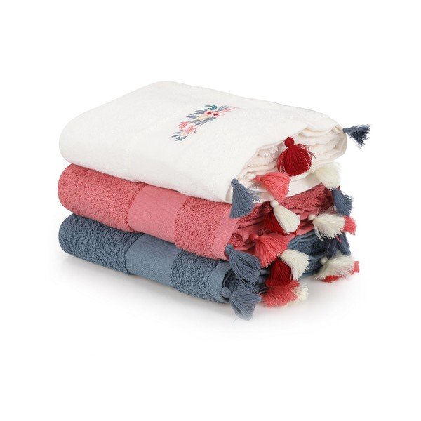 Froté bavlnené uteráky v súprave 3 ks 50x90 cm Asorti – Foutastic