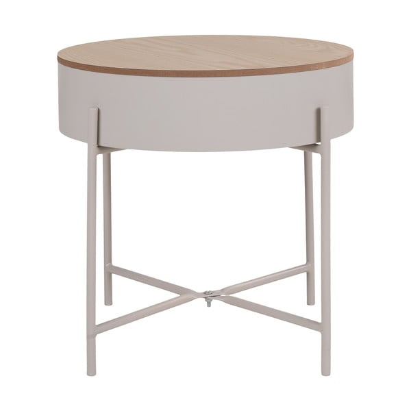 Kovový okrúhly odkladací stolík ø 40 cm Sisco – House Nordic-image-3
