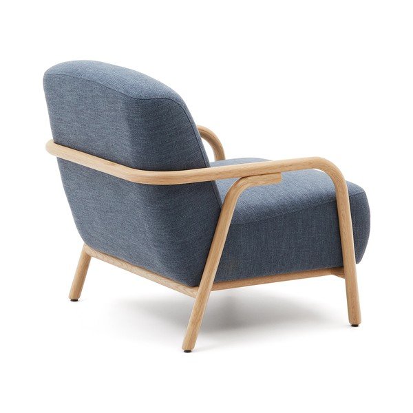 Modré kreslo Sylo – Kave Home-image-3