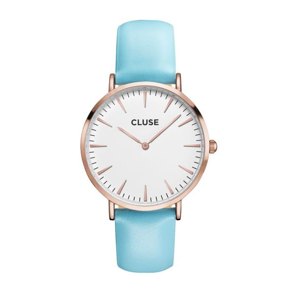 Hodinky CLUSE La Bohème Rose Gold/White Blue