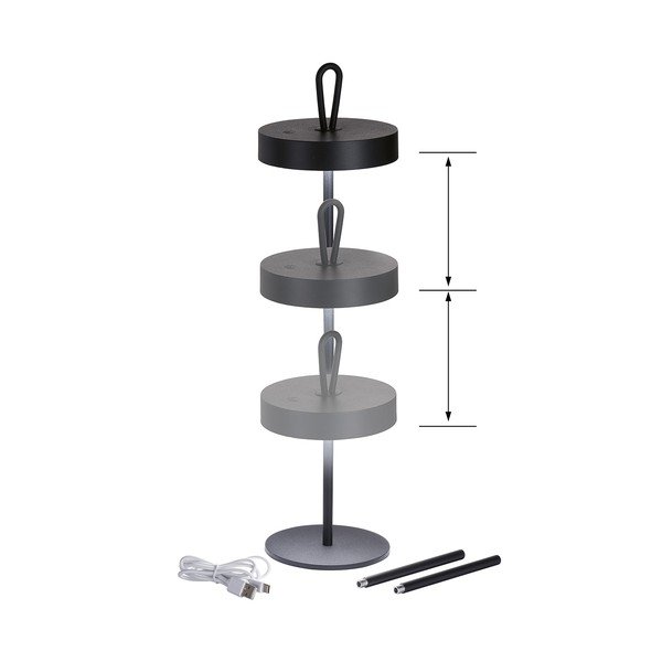 Čierna LED stolová lampa (výška  47 cm) Dord – Fischer & Honsel-image-4