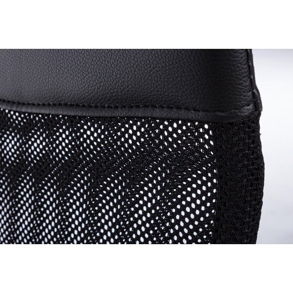 Čierna čalúnená kancelárska stolička Dakar – Yes Everyday-image-1