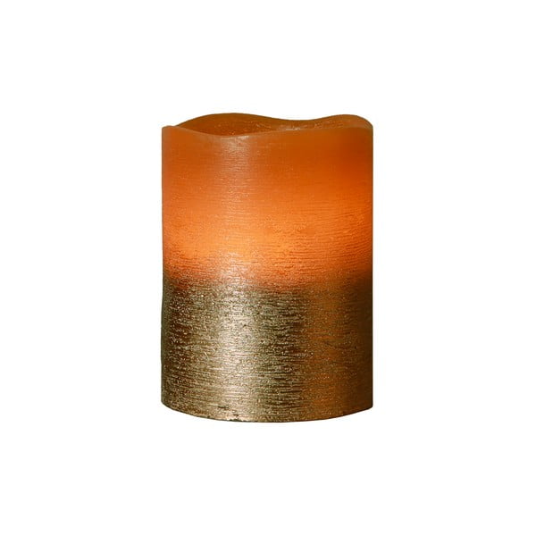 Hnedá LED sviečka Orange Best Season, 10 cm