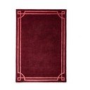 Vínový ručne tkaný vlnený koberec 120x170 cm Gatsby – Flair Rugs