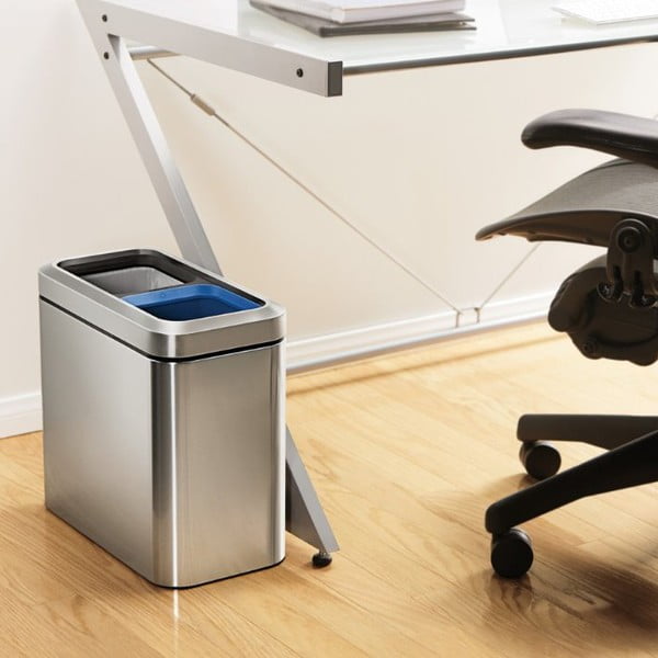 Odpadkový kôš na triedený odpad z nerezovej ocele 20 l - simplehuman-image-1